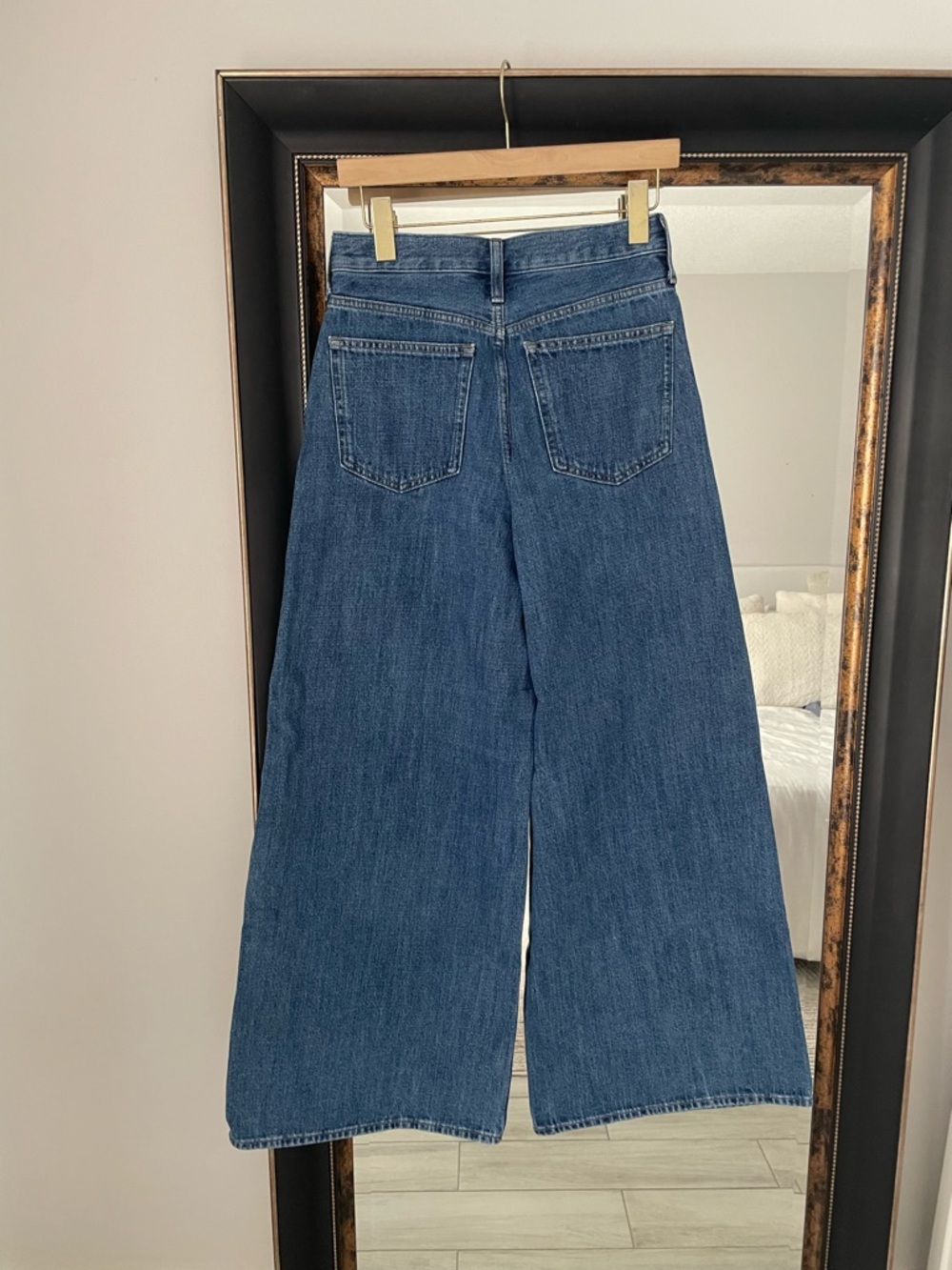 J. Crew Classic Blue High-Rise Superwide Leg Jeans - Picture 4 of 6